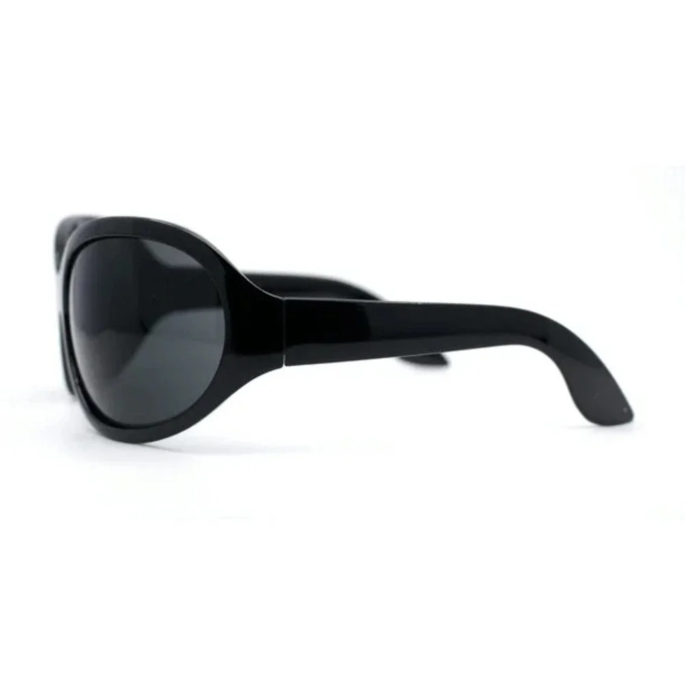 Dark Black Lens Sunglasses Hip Hop Cholo Gangs Fashion Trendy Modern Men's Style